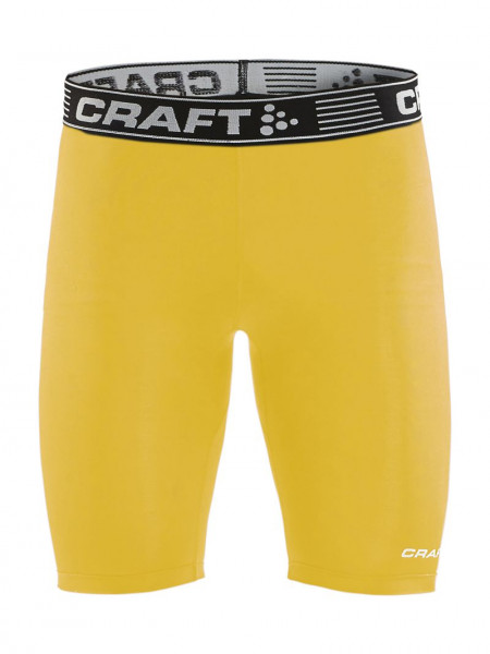 CRAFT Pro Control Compression Short Tights Uni Sweden Yellow