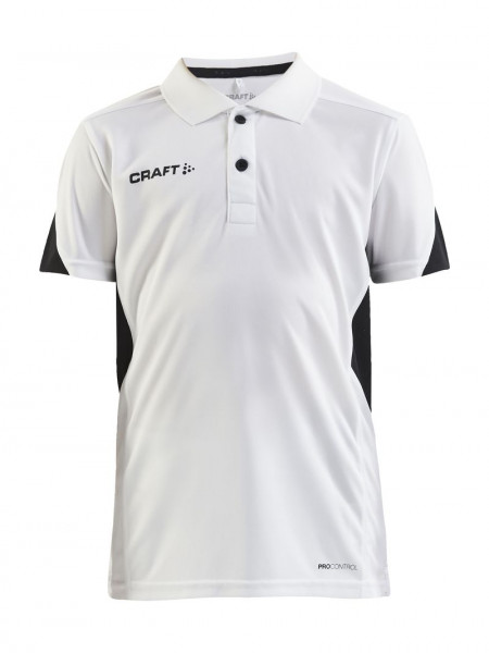 CRAFT Pro Control Impact Polo JR White/Black