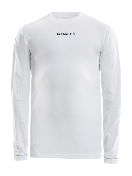 CRAFT Pro Control Compression Long Sleeve JR White