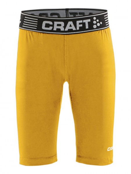 CRAFT Pro Control Compression Short Tights JR Sweden Yellow