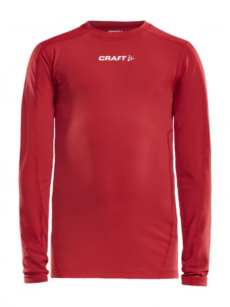 CRAFT Pro Control Compression Long Sleeve JR Bright Red